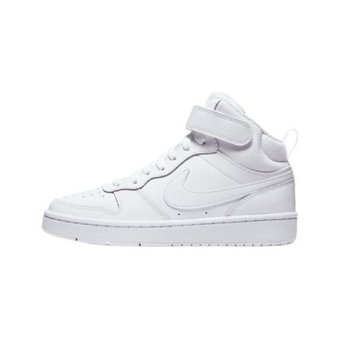 Tenis para Niños Nike Court Borough Mid 2 Blancos CD7782 100 22.5mx