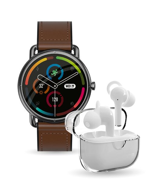 Smartwatch Binden Café Era One + Audífonos One Pods Blancos