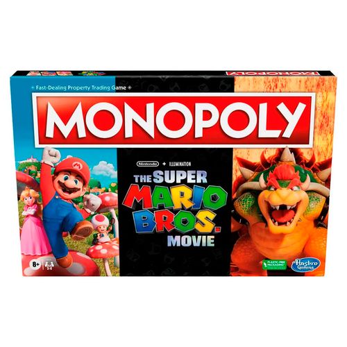 Juego De Mesa Monopoly The Super Mario Bros Movie Multicolor F6818