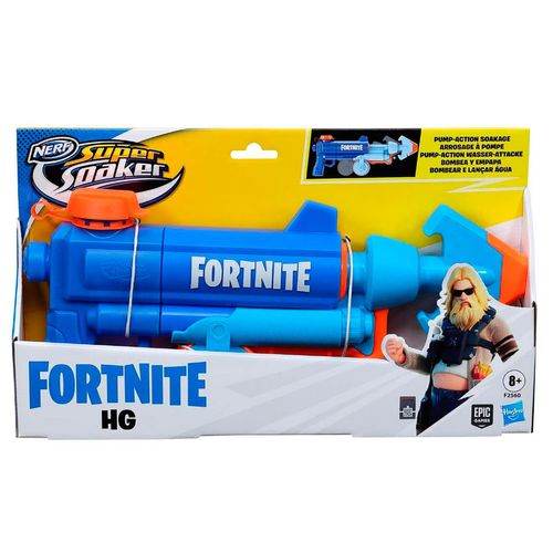 Lanzador De Agua Nerf Super Soaker Fortnite Multicolor F2560