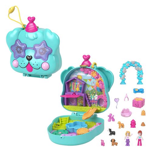 Estuche Polly Pocket Fiesta De Cumpleaños De Perrito HKV30