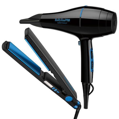 Alaciadora y Secadora De Cabello Babyliss Azul BBLPP60ES