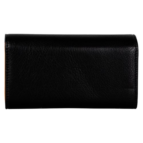 Cartera flap para dama Crabtree negro e3471