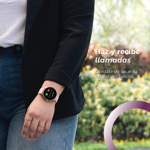 Smartwatch Binden Rosa Con Correas Extra Era One Lite