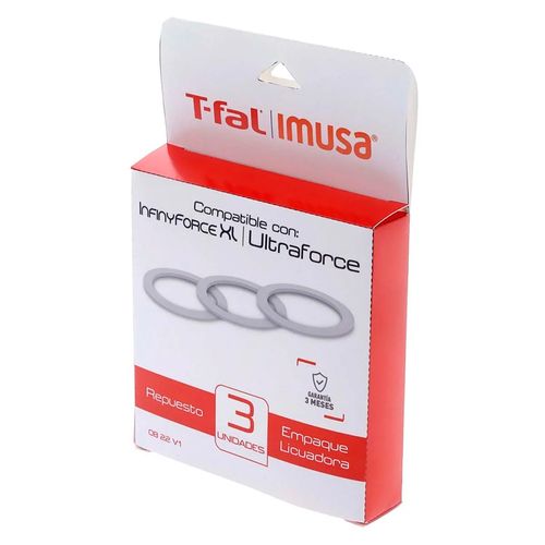 Empaque para licuadora T-fal gris xf2130mx