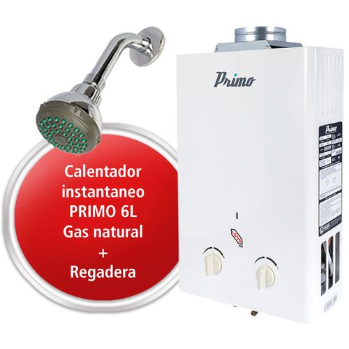 Kit Calentador Instantáneo gas natural + Regadera IUSA  Modelo. 268812