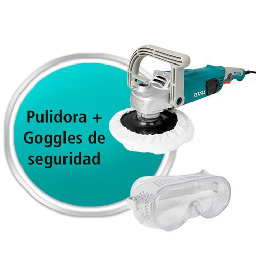 Combo Pulidora + Goggles de Seguridad Total  Modelo. 268806