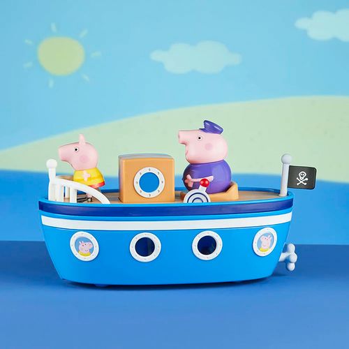 Set Para Niños Peppa Pig El Barco Del Abuelo Multicolor F3631