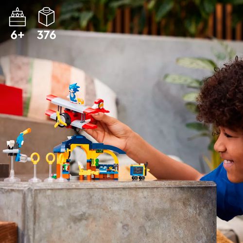 Armable Lego Sonic taller y avión tornado de tails multicolor 76991