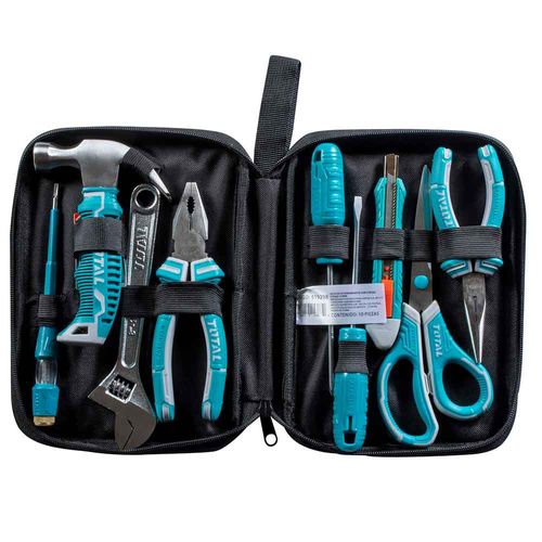 Estuche de tela Total con 9 herramientas 619298