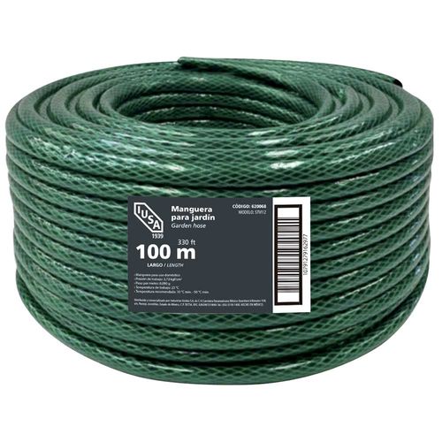 Rollo de manguera flexible tricapa IUSA 100 m de 1/2" 620068