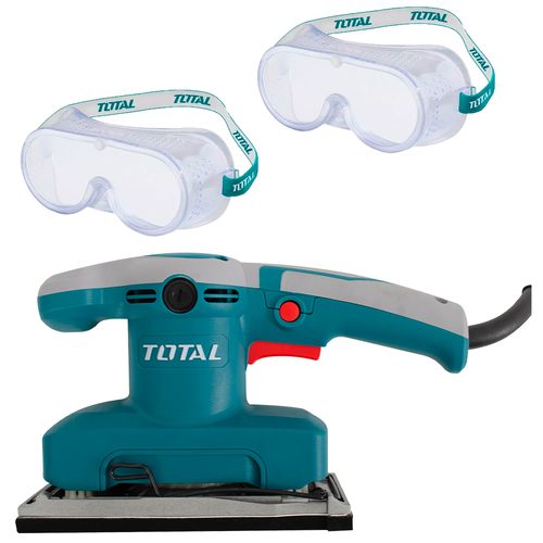 Combo Lijadora + 2 Goggles de Seguridad Total  Modelo. 268808