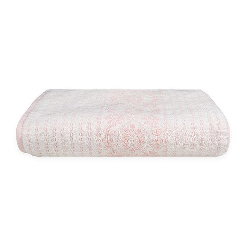 Toalla pullman Laura Ashley forever eyelet snow rosa