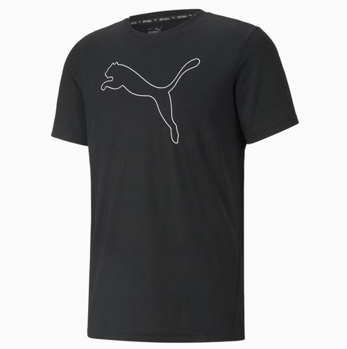 Playera Para Caballero Puma Performance Cat Negro 520315 01