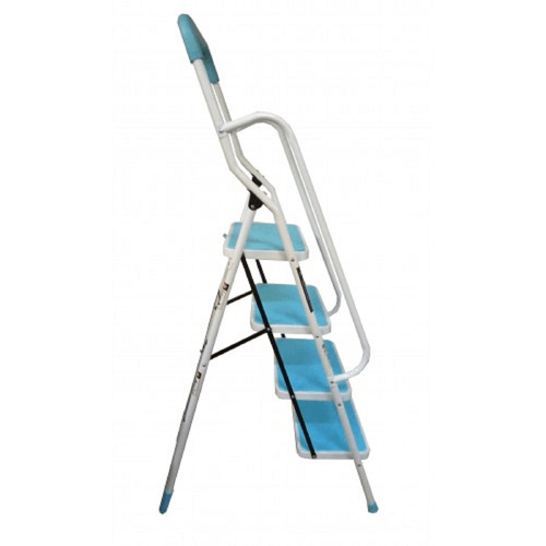 Escalera con barandal Peldaños 4 escalones blanco 111209