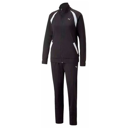 Conjunto deportivo para dama Puma classic tricot negro 67523401