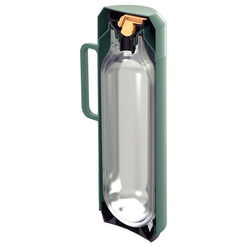 Termo exata 1l Tramontina verde de tapa roscable 61637507