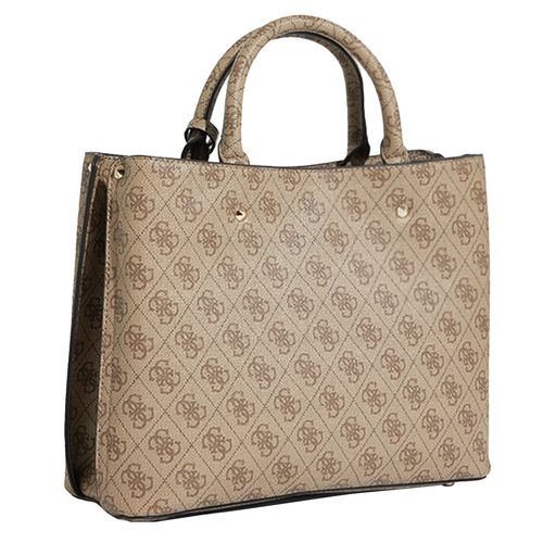 Bolso satchel para dama Guess meridian café sg877806-ltl