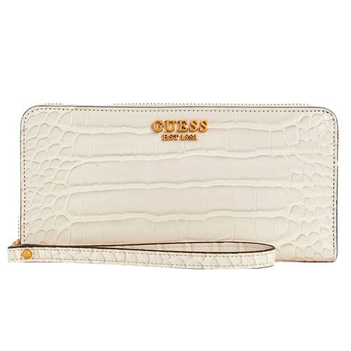 Cartera Zip Around Para Dama Guess Laurel Beige CX850046-STO