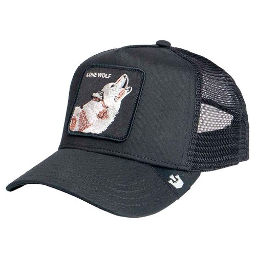 Gorra Para Caballero Goorin Lone Wolf Negro 101-0389