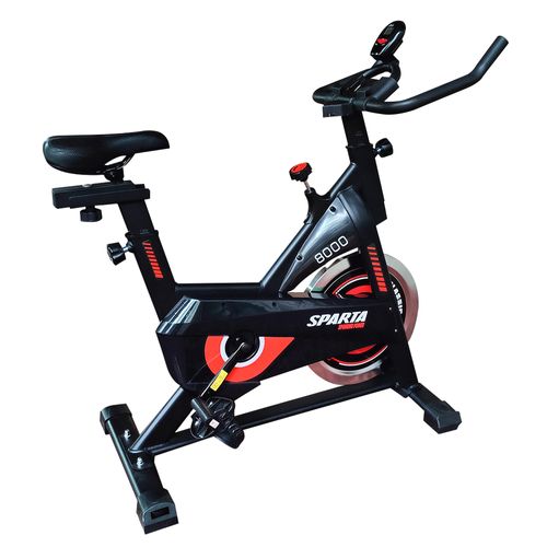 Bicicleta de spinning fija Sparta con rueda de inercia 8kg