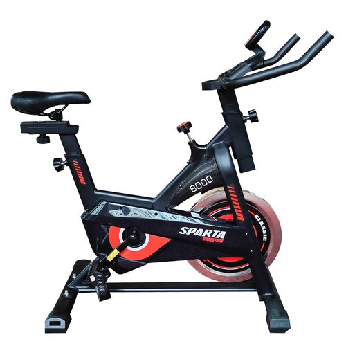 Bicicleta de spinning fija Sparta con rueda de inercia 8kg