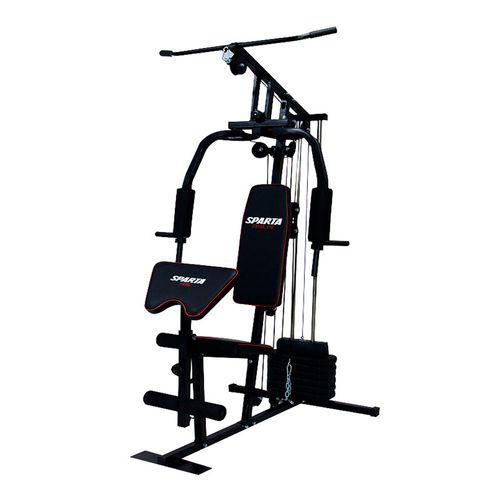 Gimnasio Multifuncional SPARTA con Barras de Peso 33.5kg (73,7lbs)