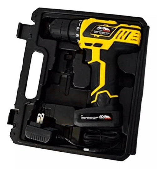 Kit desatornillador inalámbrico Adir amarillo 9152