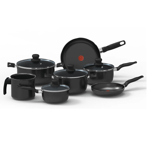 Bateria T-fal de cocina vital 11 pzas negro 226100