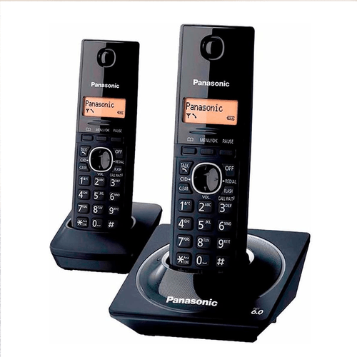 Teléfono inalámbrico Panasonic 6.0 digital 2 auri kx-tg1712meb
