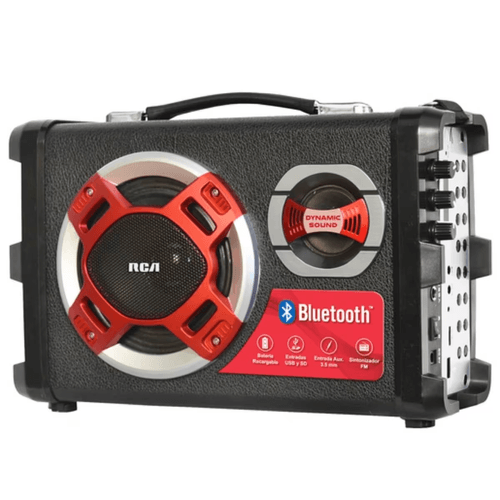 Bocina portable RCA bluetooth 25 watts usb/sd 3.5mm karaoke sp82bt