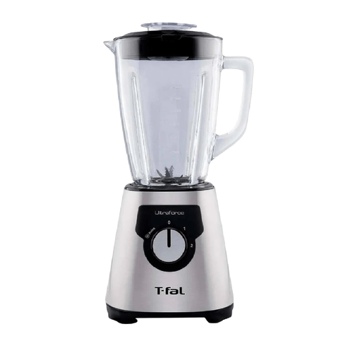 Licuadora T-Fal Ultraforce 2V Vaso Vidrio, Acero Inox, 2.2L, 550w LN322DMX