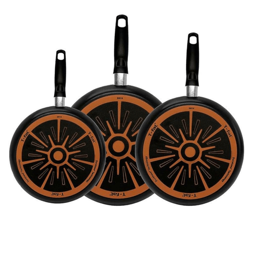 Juego de sarten vital T-fal 20/24/26cm negro 0389300fr