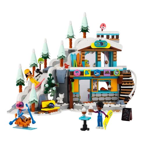 Armables para niños Lego pista de esquí y cafetería 41756
