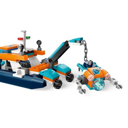 Armables para niños Lego barco de exploración submarina 60377