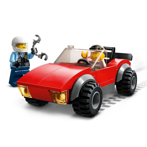 Armables Para Niños Lego Moto De Policía y Coche A La Fuga 60392