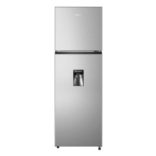 Refrigerador Hisense top mount 9 pies silver rt90n6wkx2