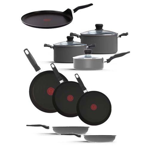 Batería De Cocina Tefal 12 pzas Negro 5819700