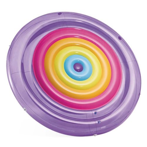 Flotador Inflable Infantil Intex Arcoiris Morado 57285EU