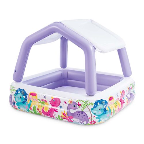 Alberca Inflable Infantil Intex Dinosaurios Lila 57470NP