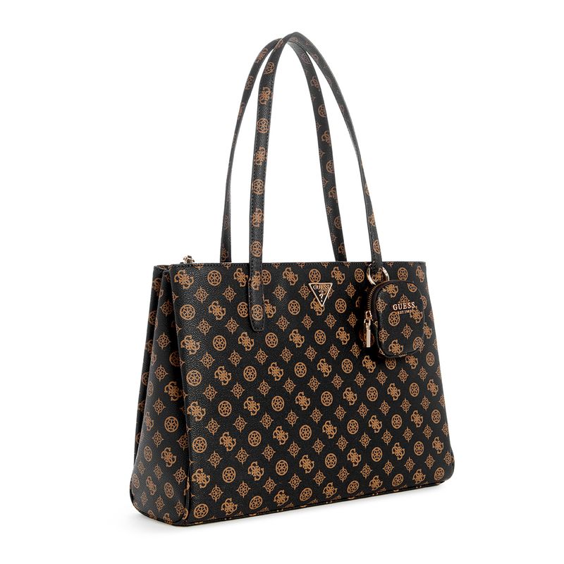 Bolsa Tote Para Dama Guess Cafe Multicolor PG900623 MLO