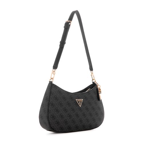 Bolsa zip shoulder para dama Guess noelle negro bg787918-clo