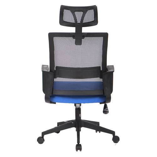 Silla Para Oficina Fratello Negro-Azul Keller