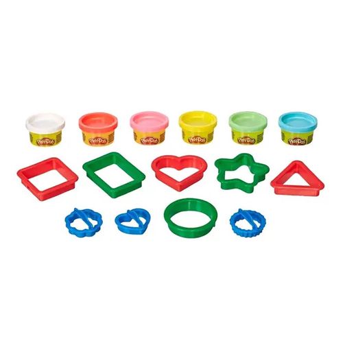 Masa moldeable Play Doh fundamentals shapes multicolor e8534