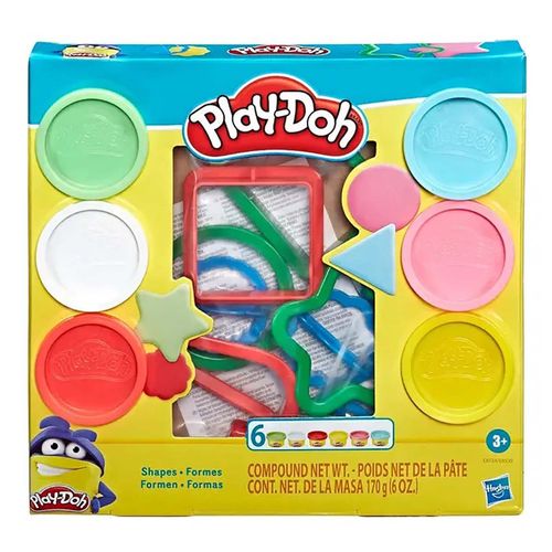 Masa moldeable Play Doh fundamentals shapes multicolor e8534