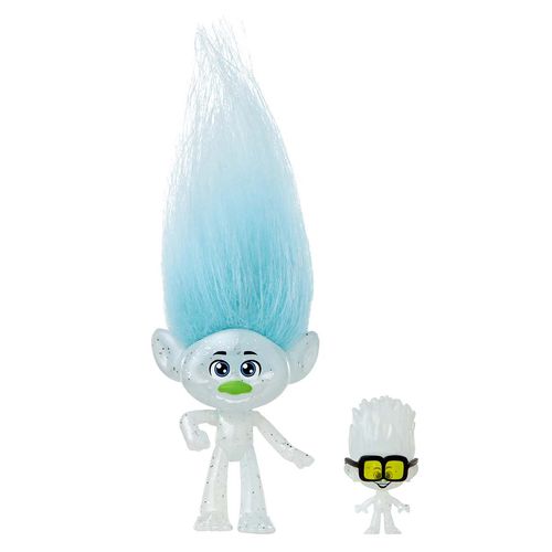 Muñeca Trolls Mini Guy Y Tiny Multicolor HNF09