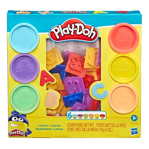 Juego de habilidad Play Doh letras fundamentales e8532