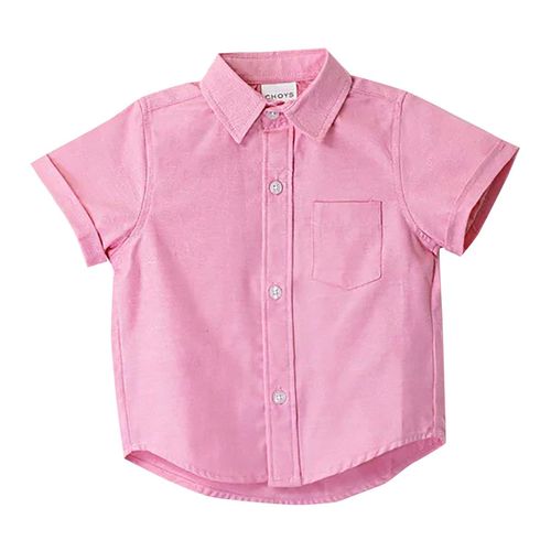 Camisa Casual Para Niño Choys Rosa 8597