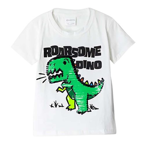 Playera Choys blanco para niño 8605