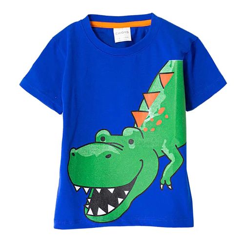 Playera Casual Para Niño Choys Azul 8779